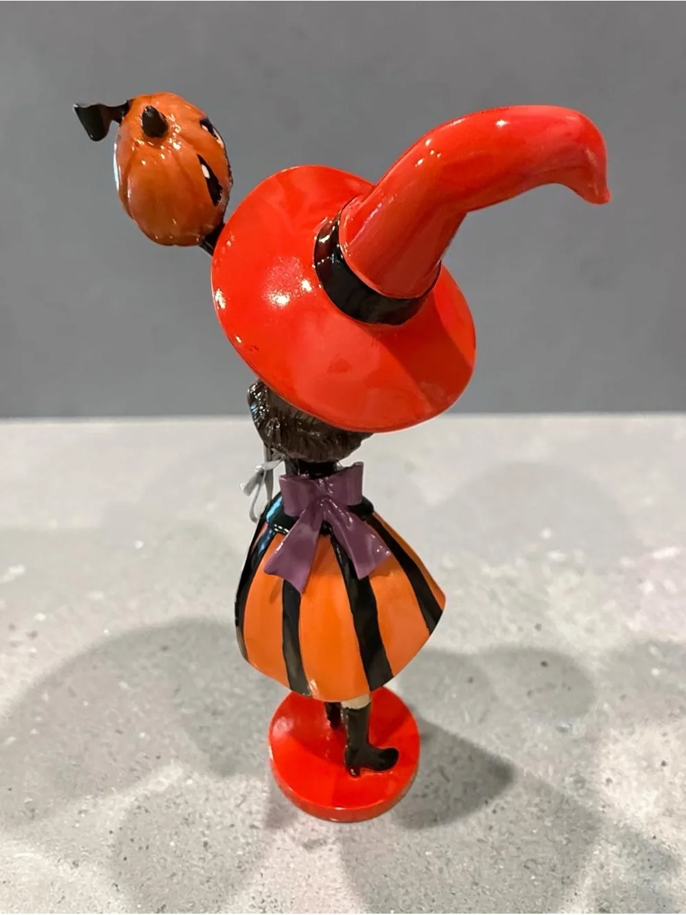 Bella luxx Halloween Witch Figurine halloween decor - Orange & Black